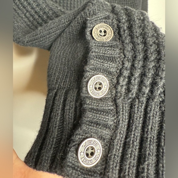Lauren Ralph Lauren - Black Knit Sweater with buttons - Size Medium - Picture 3 of 7